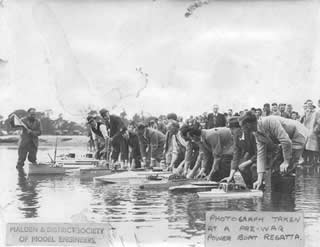 1939 Boating Regatta Photo 1 on Wimbledon Lakes