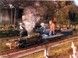 Peter Larkin GWR 2-6-2T all steamed up and ready to go. 