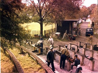 General View of the elevated track steaming bays.