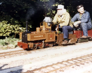 1987 0-4-2T 'Thames' by George Smith, Graham Wheeler driving and Gordon Clark