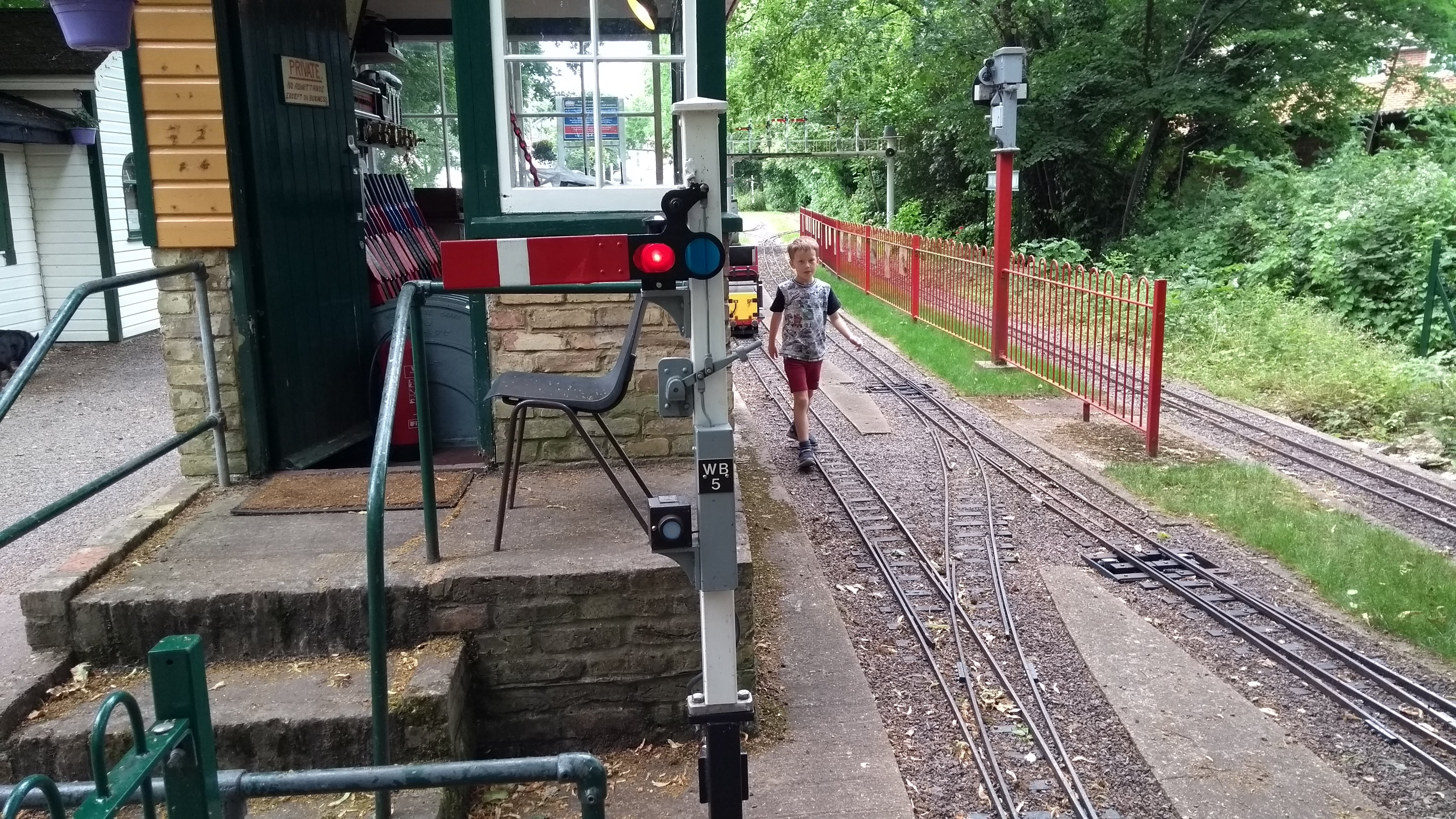 Willowbank Up Local Arrivals Starter signal 